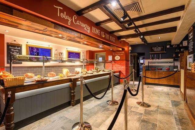 Interior of the recently refurbished Toby Carvery in Morecambe. Photo: Kelvin Stuttard