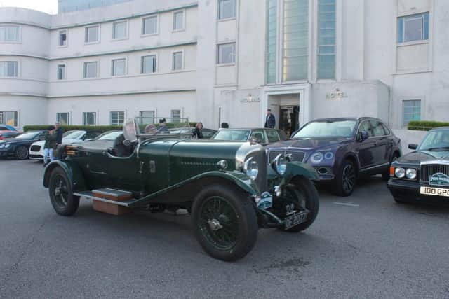One of the cars on display at the Midland at the weekend.