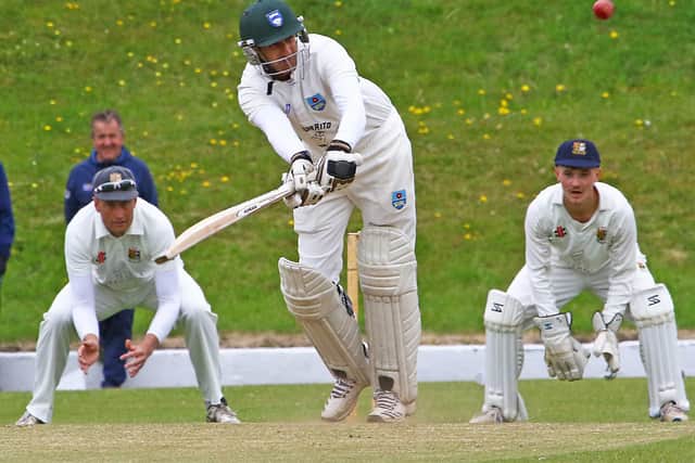 Faizan Khan starred for Lancaster's second XI on Saturday Picture: Tony North