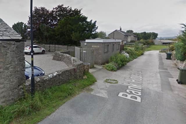 The existing toilets on Bank House Lane, Silverdale would be demolished if the planning application is approved. Picture from Google Street View.