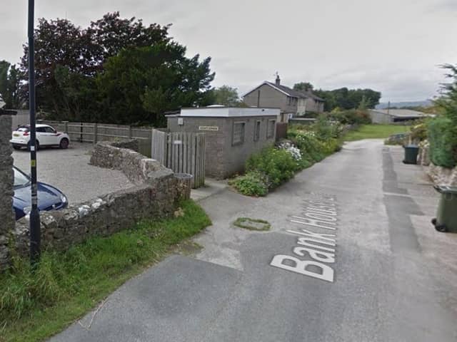 The existing toilets on Bank House Lane, Silverdale would be demolished if the planning application is approved. Picture from Google Street View.
