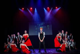 Stagecoach Kendal students on stage at the Grand Theatre Blackpool