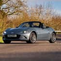 The Mazda MX-5 looks stunning with the roof down.