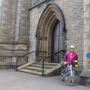 Gillian Sheath will make the round trip from Lancaster Cathedral to Lincoln Cathedral.