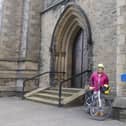 Gillian Sheath will make the round trip from Lancaster Cathedral to Lincoln Cathedral.