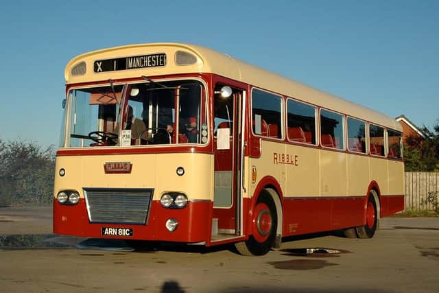 Only invited guests will travel on the restored vehicles but the public can board to look around.
