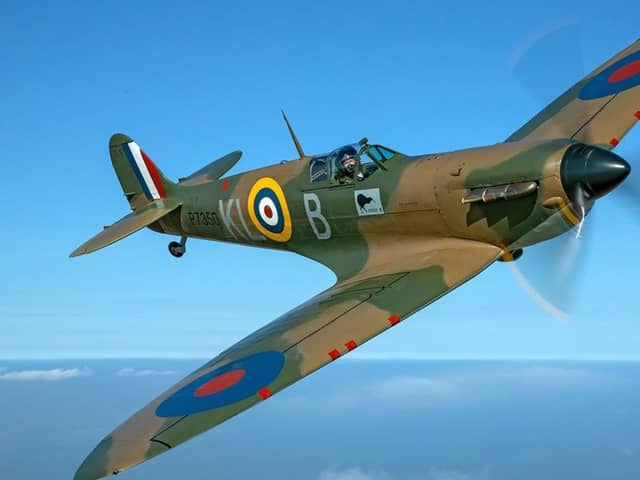 A World War Two Spitfire will grace the sky above this year's Vintage by the Sea festival. Photo courtesy of the Battle of Britain Memorial Flight.
