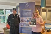 Officers visited Laurel Bank care home as part of their awareness week.