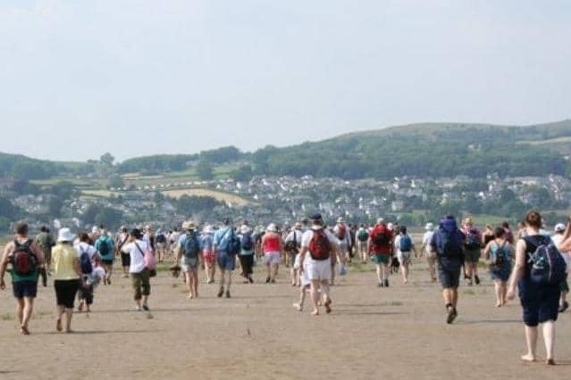 The Cross Bay Walk for the armed forces charity takes place on June 11.