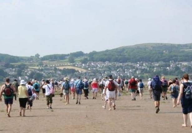 The Cross Bay Walk for the armed forces charity takes place on June 11.