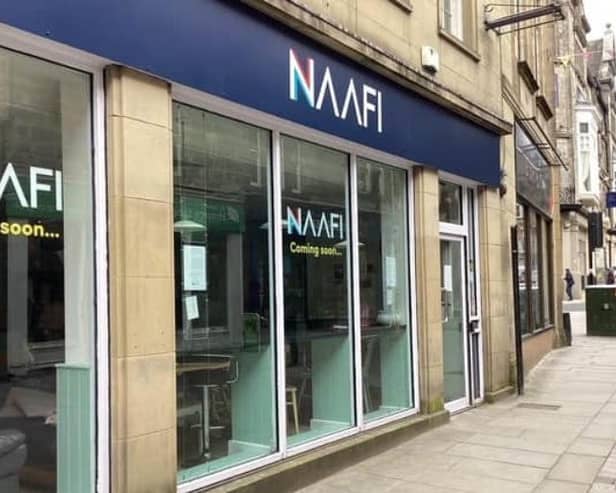 The new NAAFI coffee shop in Lancaster which opened on October 5. Here it is pictured before refurbishment. Picture: Ken Bennett.