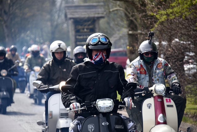 Lancashire Scooter Alliance hosted a mass ride out