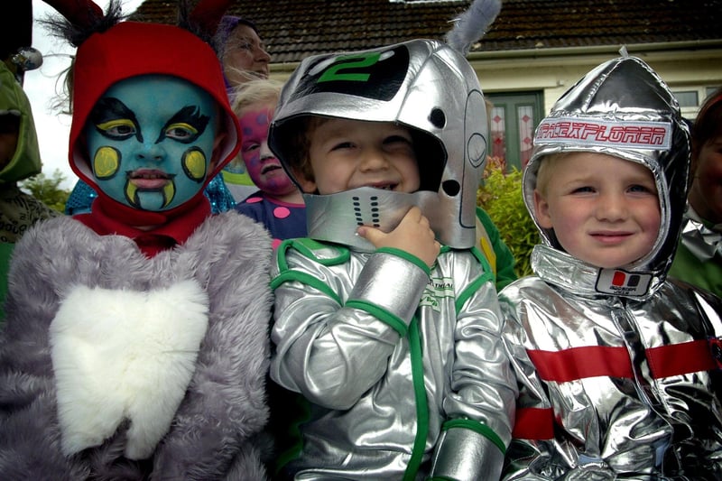 Youngsters from Caton pre-school playgroup enjoy Caton Gala in 2009.