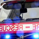 Fire engines raced to the scene of an HGV on fire on the motorway.