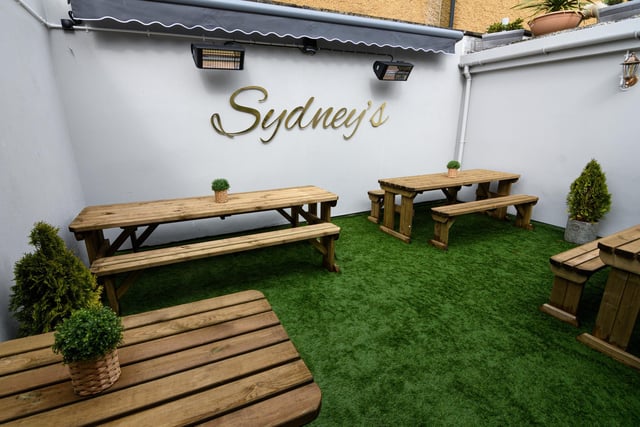 Terrace bar at Lancaster's newest restaurant Sydney's on Market Street. Photo: Kelvin Stuttard