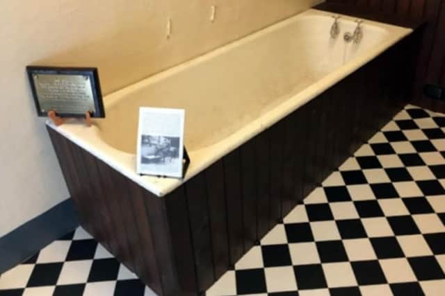 Ruxton’s bathtub, currently in the Police Museum, Lancaster Castle. Photo courtesy B. Rhodes.