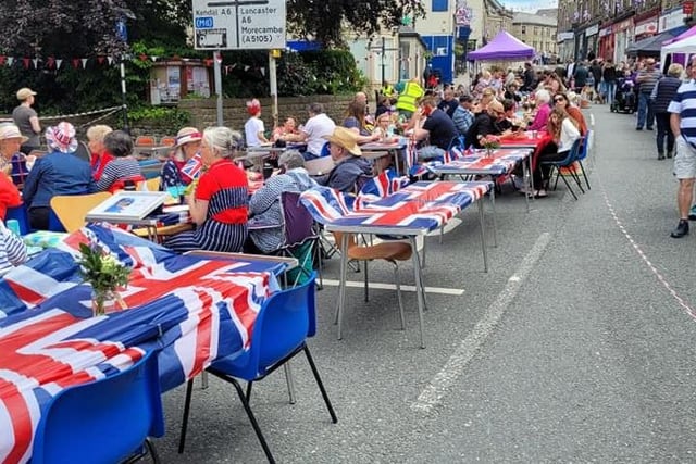 The Big Jubilee Lunch on Saturday.