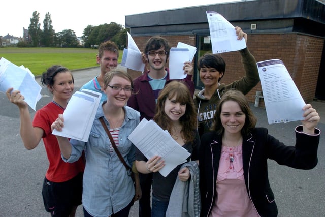 Kay Stevens, Leah Gardner, Myles Harrison, Tom Bell, Siobham McGowan, Emma Patterson and Donna Markin all got the grades they needed at Morecambe Community High School.