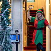 Deputy head of fundraising Kat Michaels gets ready for the festive season at CancerCare.