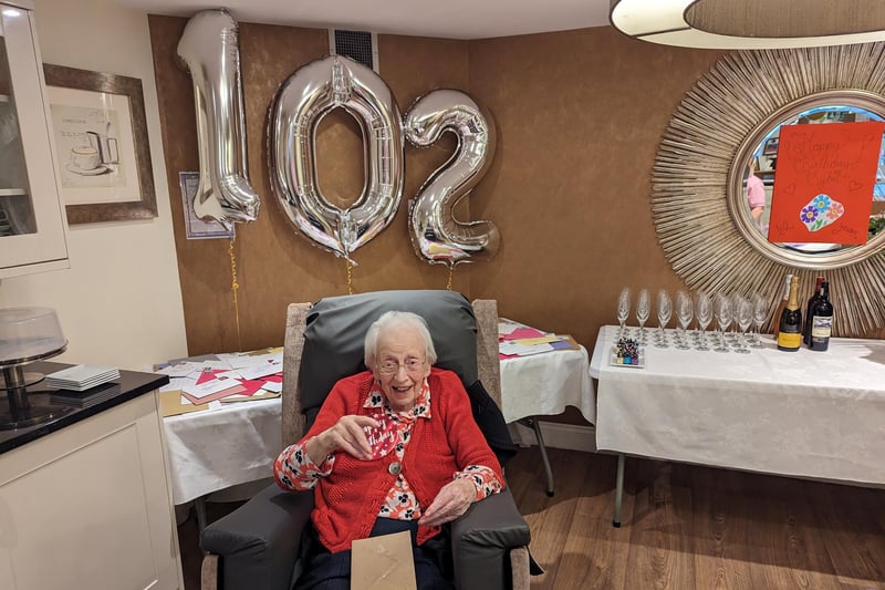 Sybil received 222 cards for her 102nd birthday after an appeal from the care home where she is a resident.