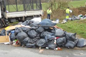 Flytipping in Lancaster and Morecambe.