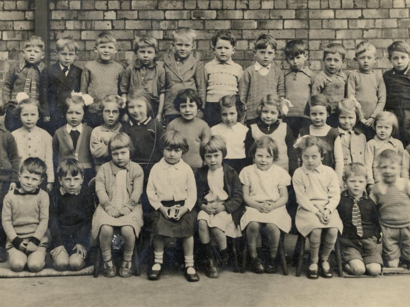 Pupils at Sandylands School in Morecambe in 1938. Sent in by Douglas Taylor, who is pictured on the far right of the front row.