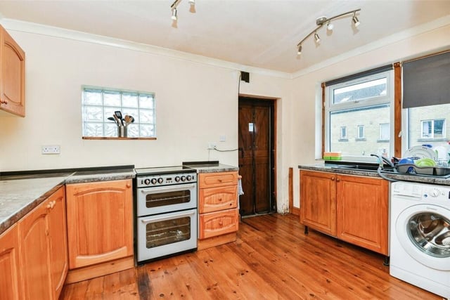 The kitchen at the property on Grove Street in Morecambe. Picture courtesy of Entwistle Green, Morecambe.