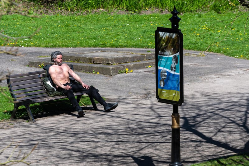 Time to work on that tan in Williamson Park.