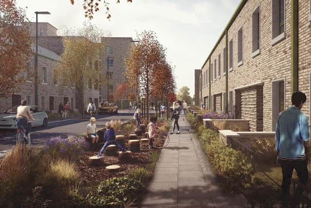 A Lancaster City Council image of how the new Skerton High scheme could look.