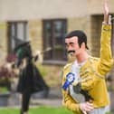 It's A Kind of Magic with this Freddie Mercury themed scarecrow.