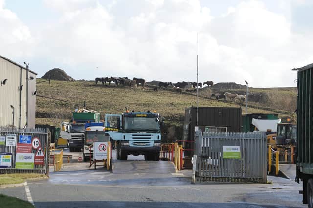 Lancaster Household Waste Recycling Centre.