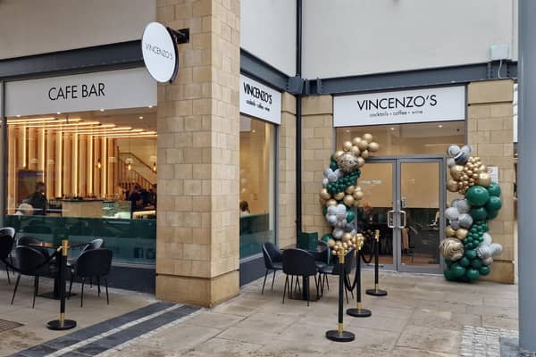 Vincenzo's Cafe Bar has opened in Marketgate Shopping Centre opposite Primark. Picture by Joshua Brandwood.