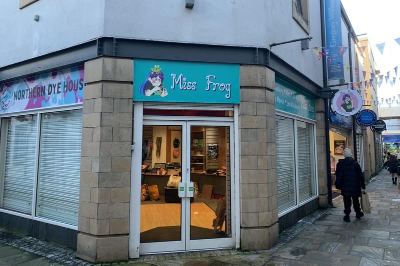 Miss Frog ‘novelty, nerdy and anime’ products opened in Marketgate, Lancaster, last month and among those giving it the thumbs up as their favourite new business are Laura Kenyon, Matthew Fletcher, Janice Parker and Melissa Coote.