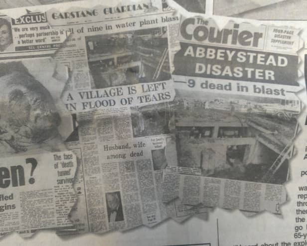 Newspaper coverage of the Abbeystead disaster.