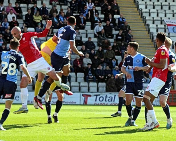 Morecambe will meet Wycombe Wanderers in the FA Cup, almost eight months after beating them at the Mazuma Mobile Stadium in April 2023 Picture: Michael Williamson