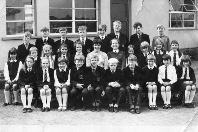 Past pupils at Balmoral County Secondary School.