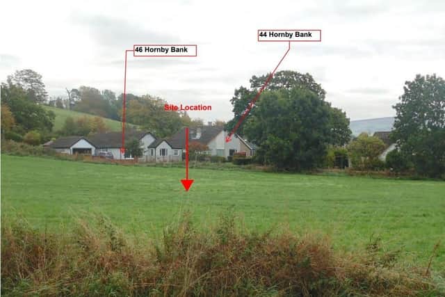The site where the homes would be built.