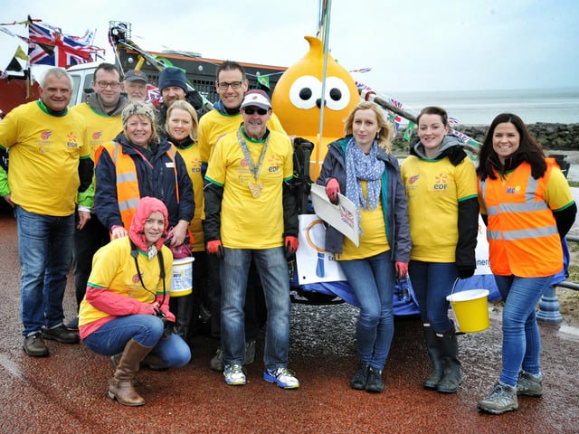 Heysham Power Station staff at Morecambe Carnival Parade in 2016.