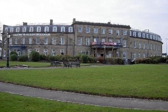 Opened in 1841, the North Euston Hotel is an imposing ashlar red sandstone three-storey crescent shaped building designed to reflect the curvature of the coastline. The building remains one of the most prominent buildings in Fleetwood and is an important landmark. Now Grade II listed, the hotel retains many of its original external architectural features