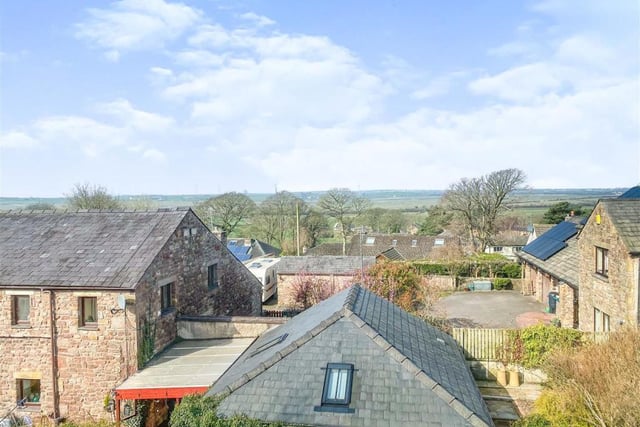 Views from the second bedroom at the property on Aldcliffe, Lancaster.