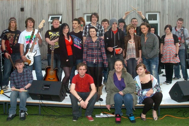 Some of the musicians who played at the Lancaster and Morecambe College Festival