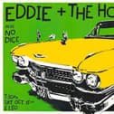 A poster for Eddie and the Hot Rods who played at Lancaster University.