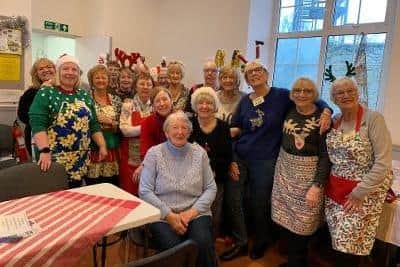 The Thrifty Ladies celebrate their 10th anniversary at Silverdale Village Institute on November 6.