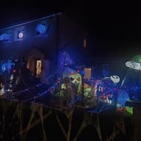 Spooky Halloween display at Heysham house supports child loss charity