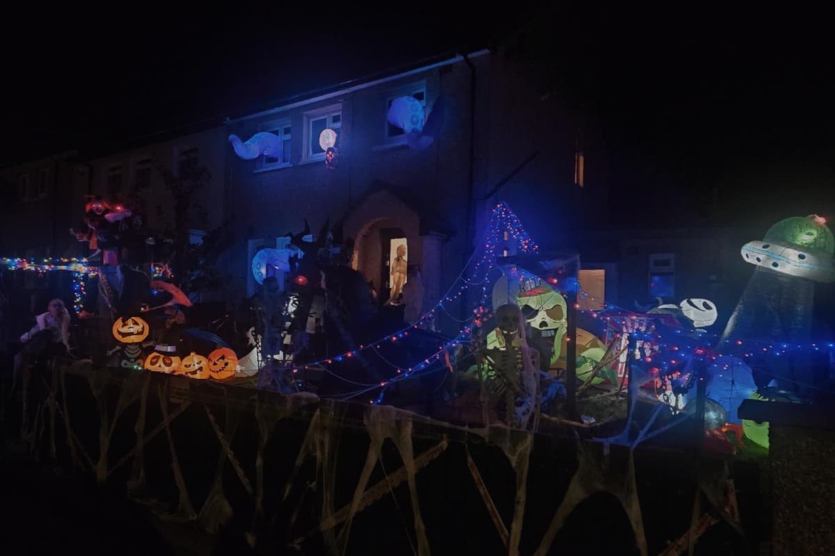 Spooky Halloween display at Heysham house supports child loss charity