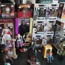 Some of the Funko Pops and figures for sale at RL Toys and Collectables.