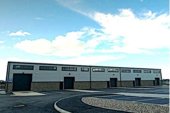 Recently constructed buildings on the site off Mellishaw Lane in Morecambe.