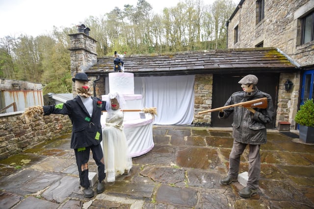 A scarecrow wedding day goes with a bang.