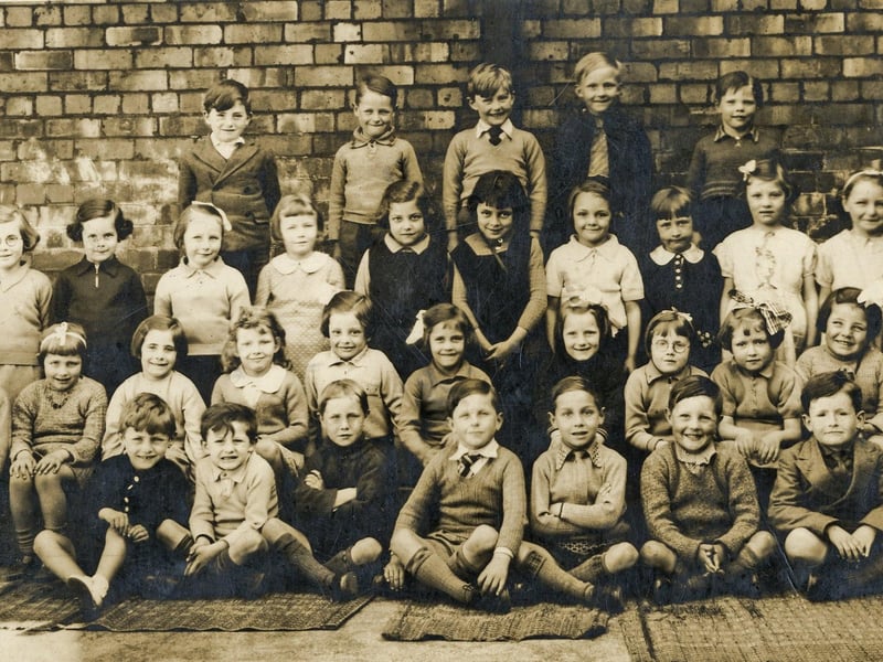 Pupils at Sandylands School in Morecambe in 1939. Sent in by Douglas Taylor, who is pictured in the middle of the front row.
