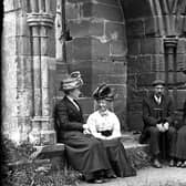 Visitors at Furness Abbey, c.1890. Burnley Library Photographic Collection. Courtesy of Lancaster University Library.
